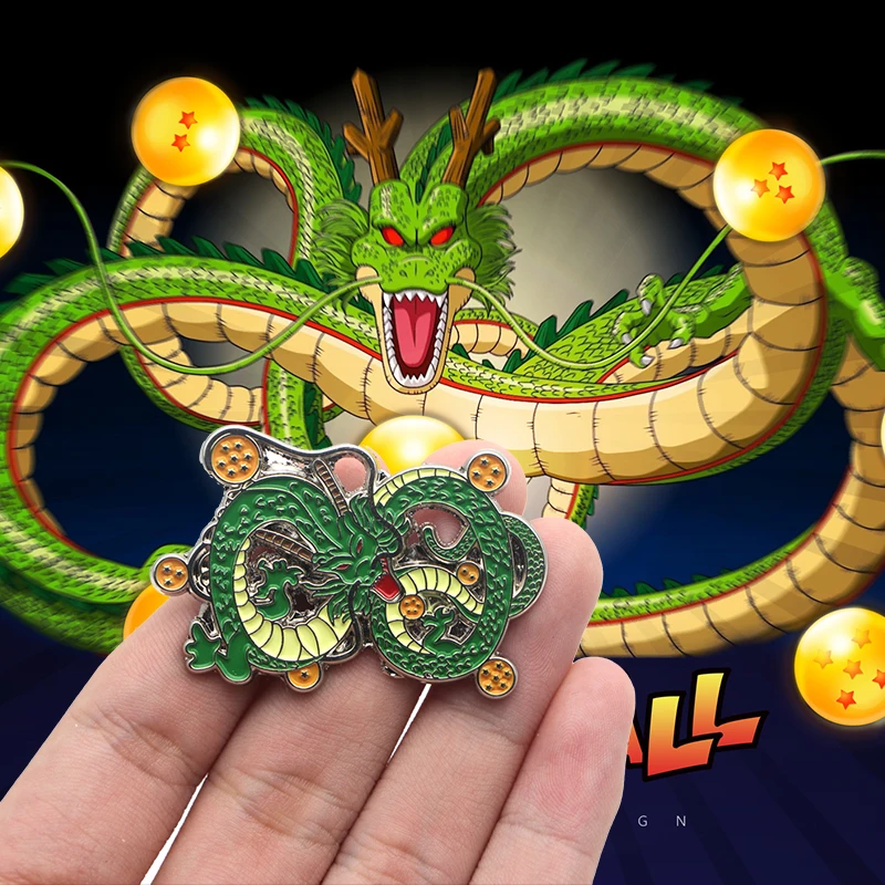 P2401 Dongmanli ювелирные изделия аниме Dragon Ball Shenron металлическая шляпа из эмали булавка броши Дракон сумка для значка детские подарки