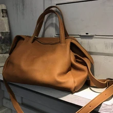 Vendange Ретро повседневная женская сумка из натуральной кожи, простая индивидуальная ручная сумка, сумка через плечо 2538