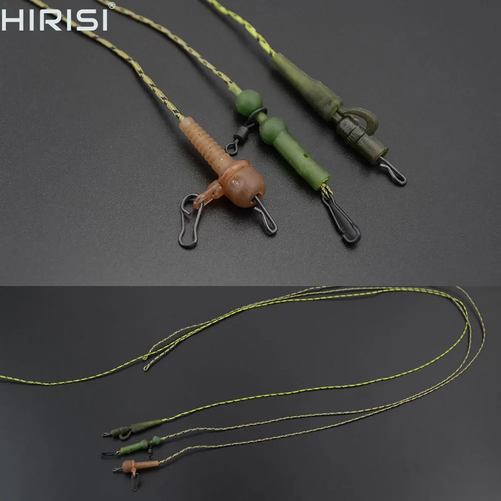 

4 x Carp Fishing Lead Core Safety Lead Clips Braided Line Terminal Tackle Quick Links Fishing Leadcore