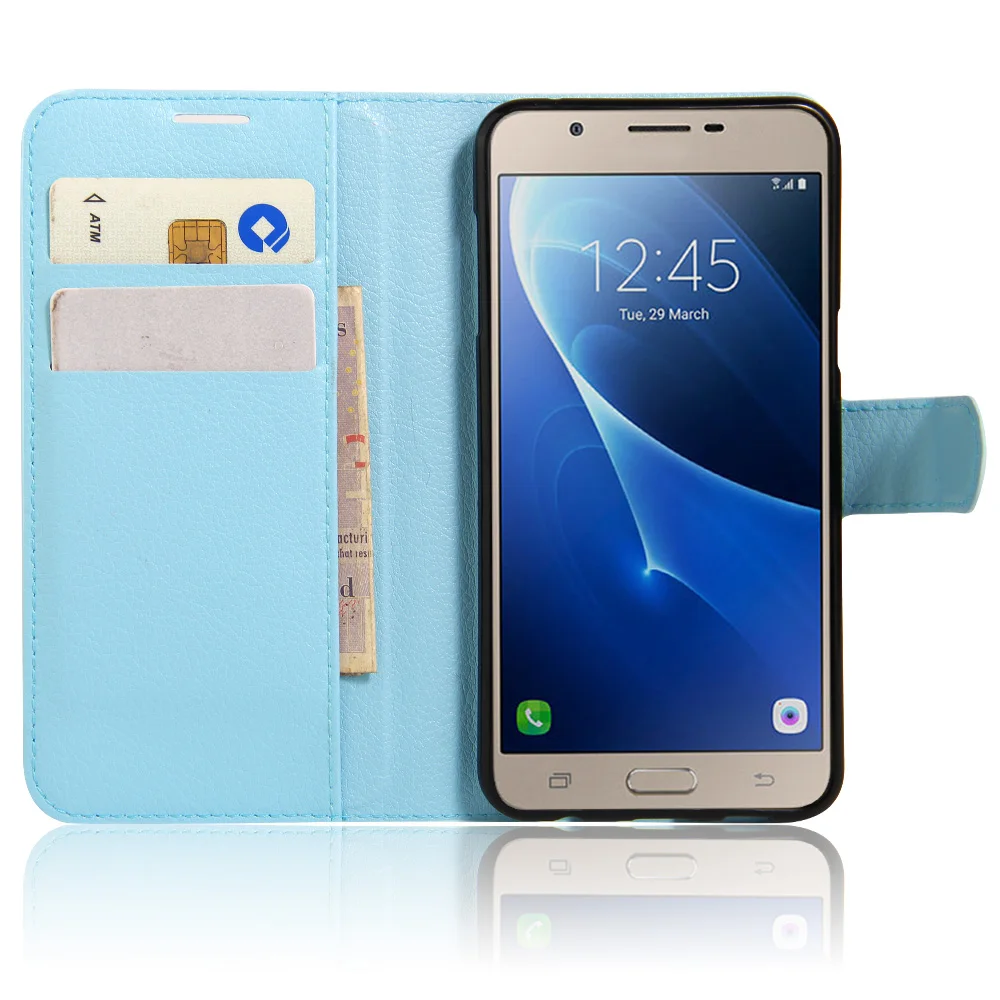 

Fashion Litchi Texture Leather Case for Samsung Galaxy C5 C5000 Flip Cover Case Wallet Style Magnetic Protective Shell