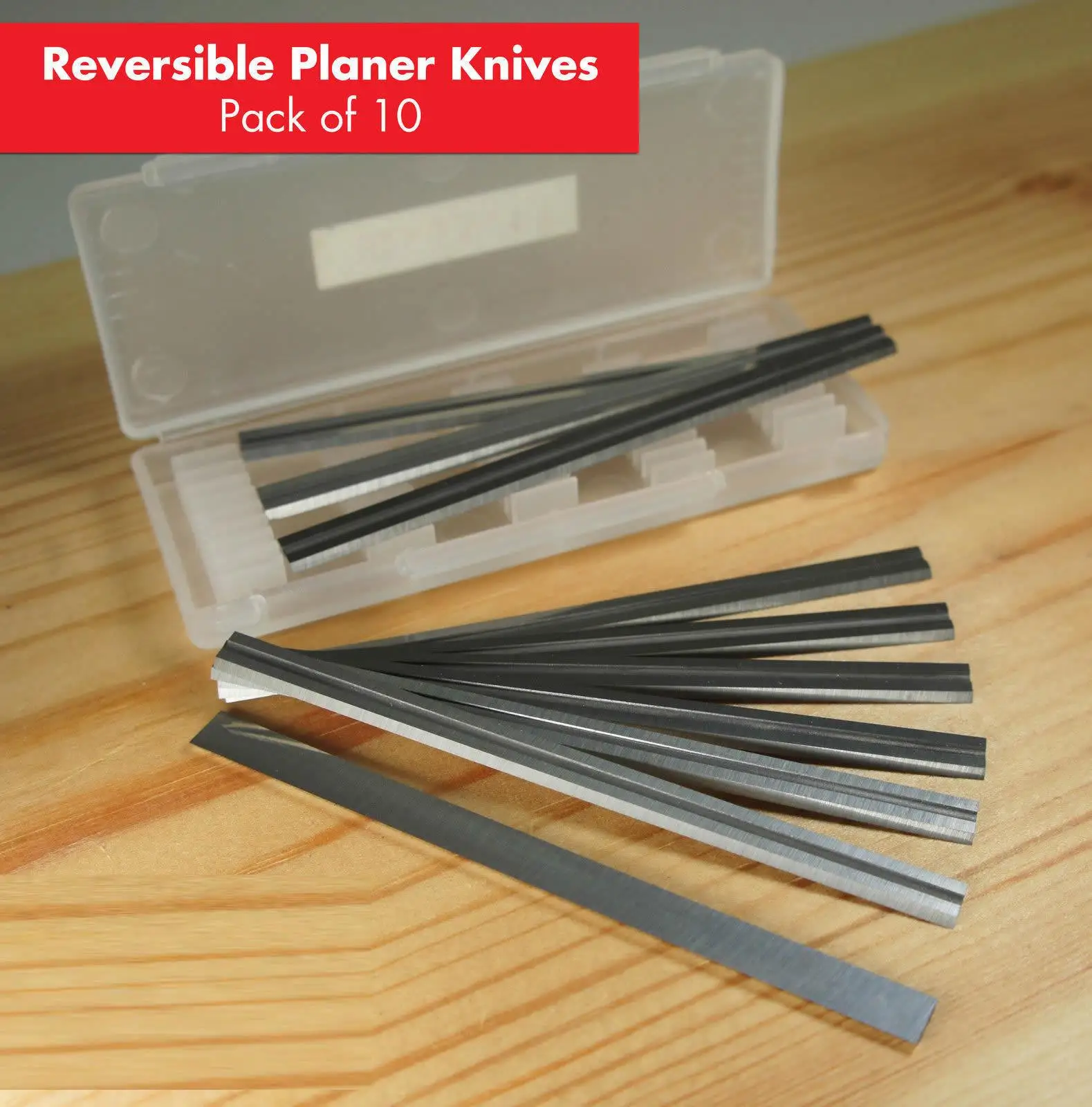 HZ Planer Blades Knife 82mmx5.5mmx1.1mm HSS & TCT Tungsten Carbide For Makita Bosch AEG DeWALT Hita
