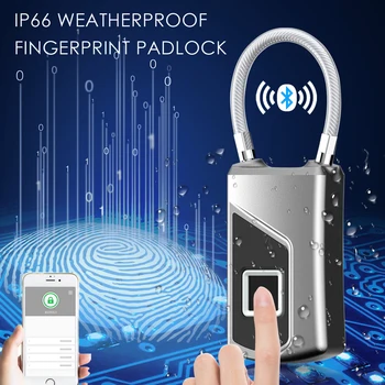 

Biometric Fingerprint Door Lock Fingerprints Padlock Wifi Digital Locks Biometrics keyless Electric Bluetooth Padlocks Footprint