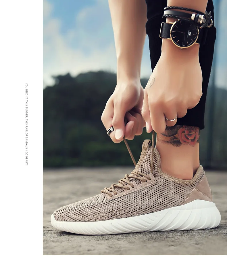 Sneakers men Sport Shoes Breathable Mesh Sneakers Running Shoes chaussure homme sport (14)