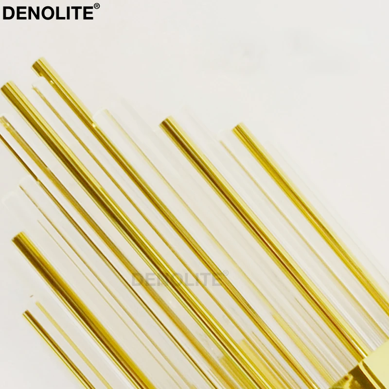 Новый Хрустальный настенный светильник DENOLITE из нержавеющей стали W22 * H60 см