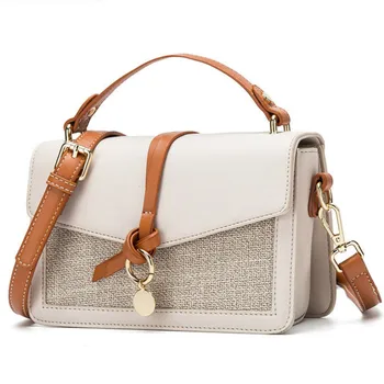 

2019 Design Stripe Handbags Fashion Women's Shoulder Bags Fashion Female Crossbody Flap Bags Ladies Leather Small Bolsa Feminina