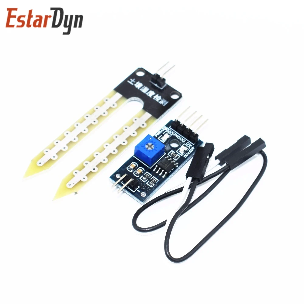 

1PCS Smart Electronics Soil Moisture Hygrometer Detection Humidity Sensor Module Development Board DIY Robot Smart Car