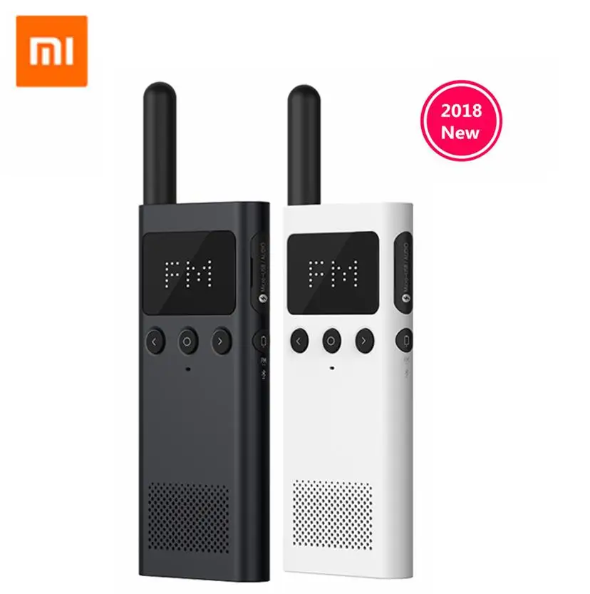 Xiaomi Mijia Smart Walkie Talkie 1S с fm-радио смартфон приложение расположение поделиться быстро команда Talk ультра тонкий переговорный для путешествий