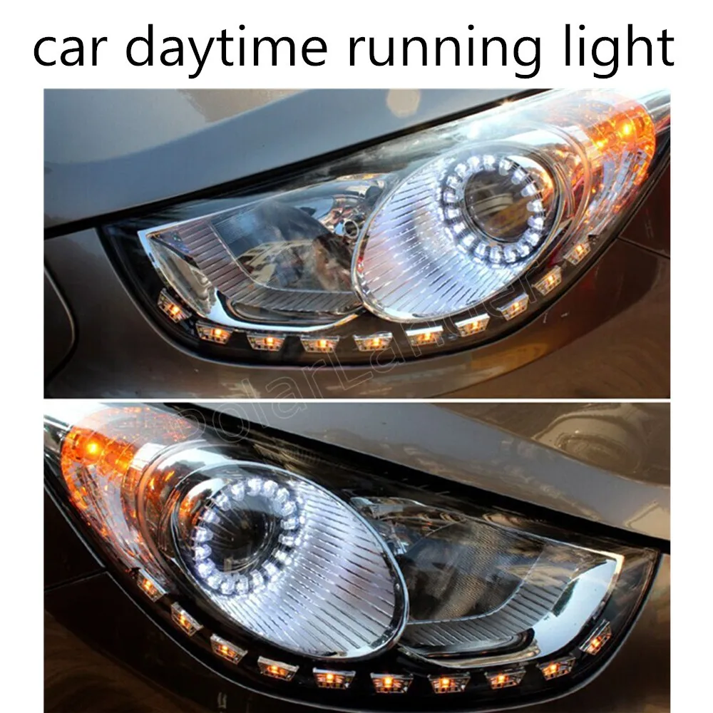 top sell 2 pieces 5W 12V LED Car Light Headlight Flexible Running Light