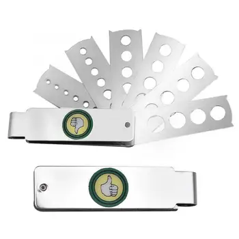 

Jewelry Equipment Accessory Gem Diamond Measuring Tool Rust-resistant Fan Gauge Stone Jewelry Measuring Making Tool for Jeweler