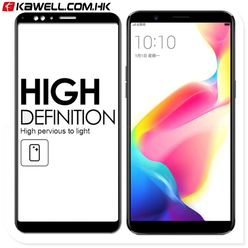 

2pcs a lot Full Covered 5D Tempered Glass Screen Protector for Xiaomi Mi 6X with free transparent mobile case free shipping