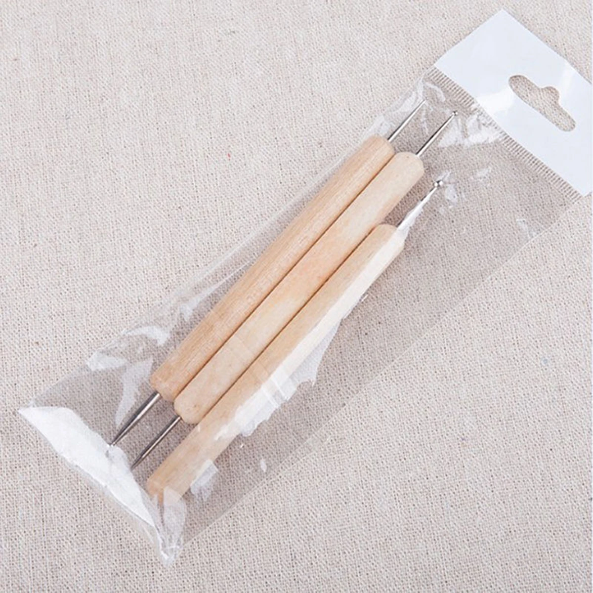 3pcs/set  DIY Hand tools Clay Sculpting Set Wax Carving Pottery Tool Shaper Polymer Modeling Ceramic