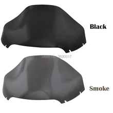 Черный дым 13 ''волна лобовое стекло ветер экран протектор подходит для Harley Road Glide FLTR FLTRX 15-18 17 Высокое качество