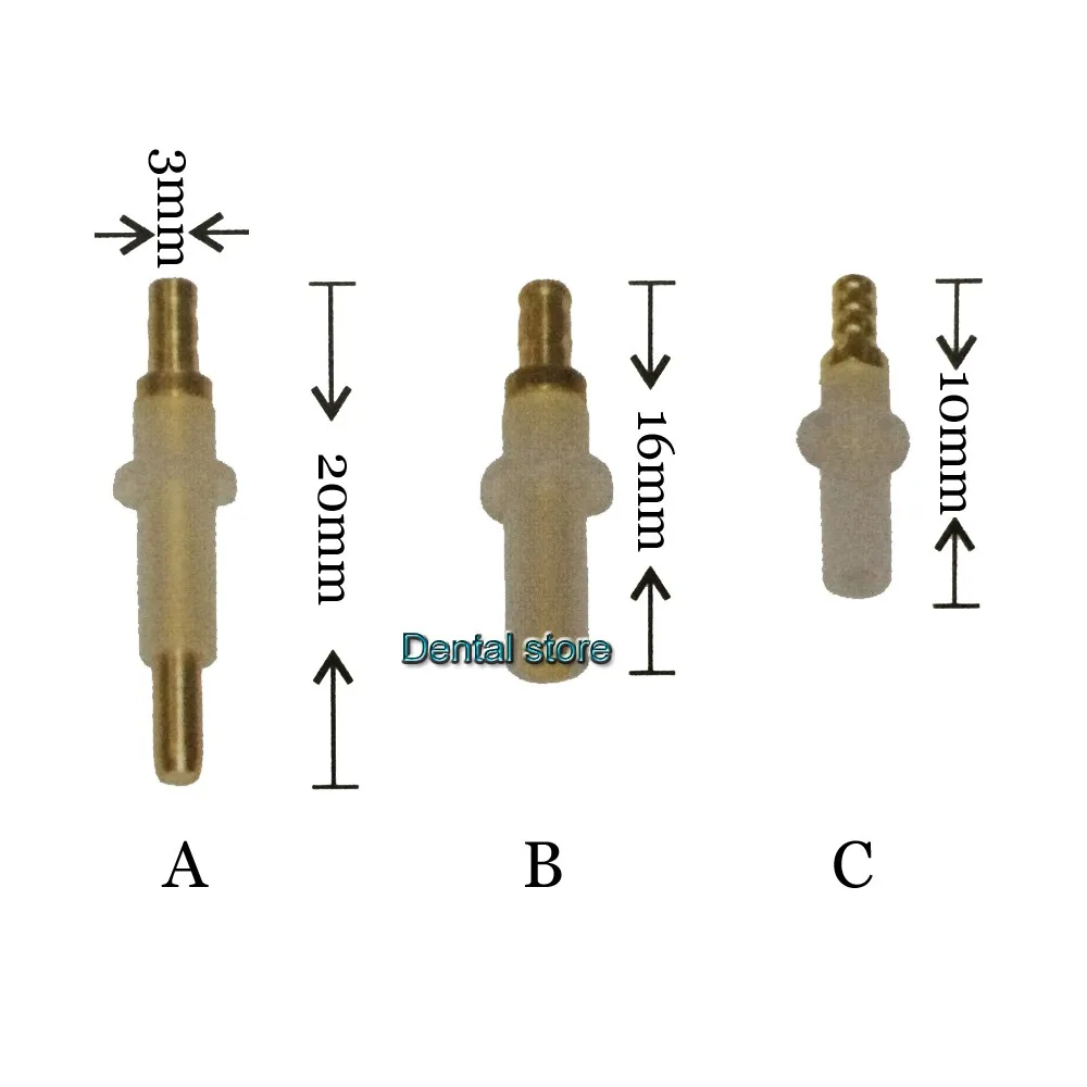 1000 шт./кор., стоматологическая лаборатория, соединение ногтей, штырь, с рукавами, для штампованной модели, 3 модели: 20 мм, 16 мм, 10 мм, хорошее качество