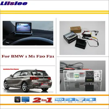 

Liislee For BMW 1 M1 F20 F21 Auto Rear View Camera Back Up + 4.3" LCD Monitor = 2 in 1 Parking Assistance System