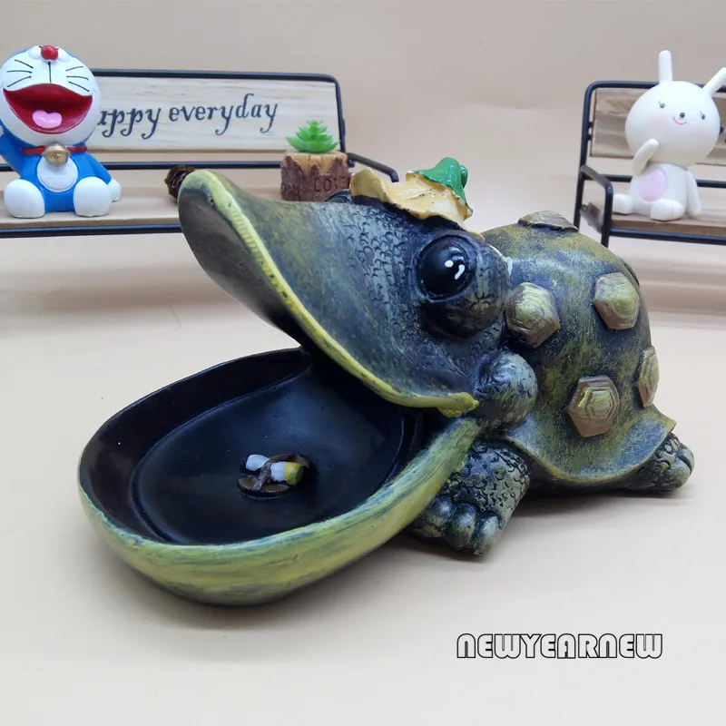 NEWYEARNEW Resin Tortoise car Ashtrays Creative Ashtrays Countryside Crocodile Cigarettes Ash