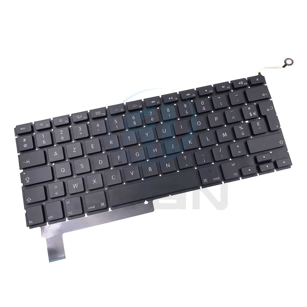 Французская клавиатура A1286 с подсветкой для ноутбука Macbook pro 15 4 MC371 MC372 MC373 MC721 MC723