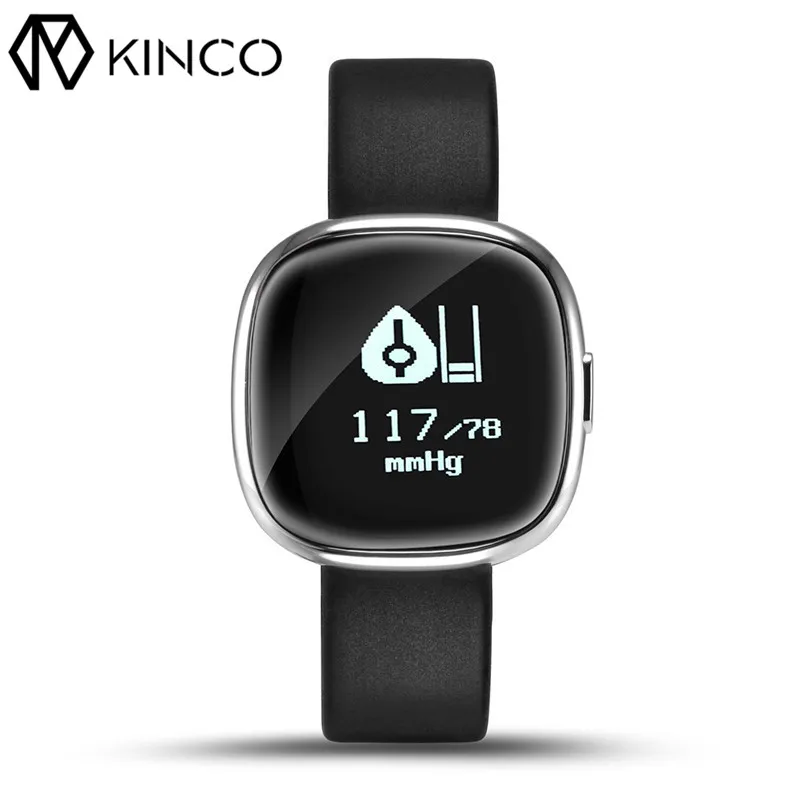 P2 0 95 inch OLED Blood Pressure Heart Rate Monitor Pedometer Calorie Fitness Tracker Smart Wristband