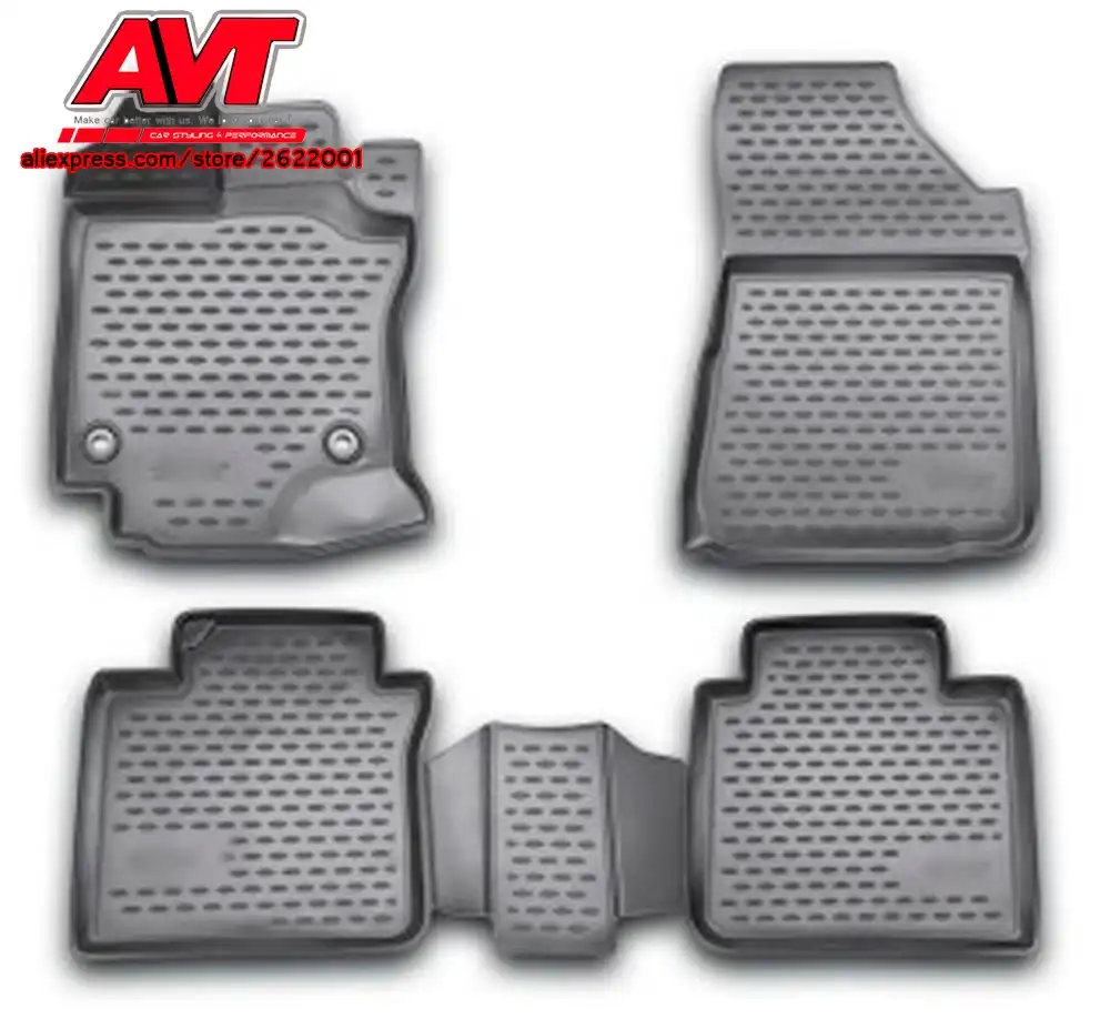 Floor Mats For Toyota Venza 2013 4 Pcs Rubber Rugs Non Slip Rubber