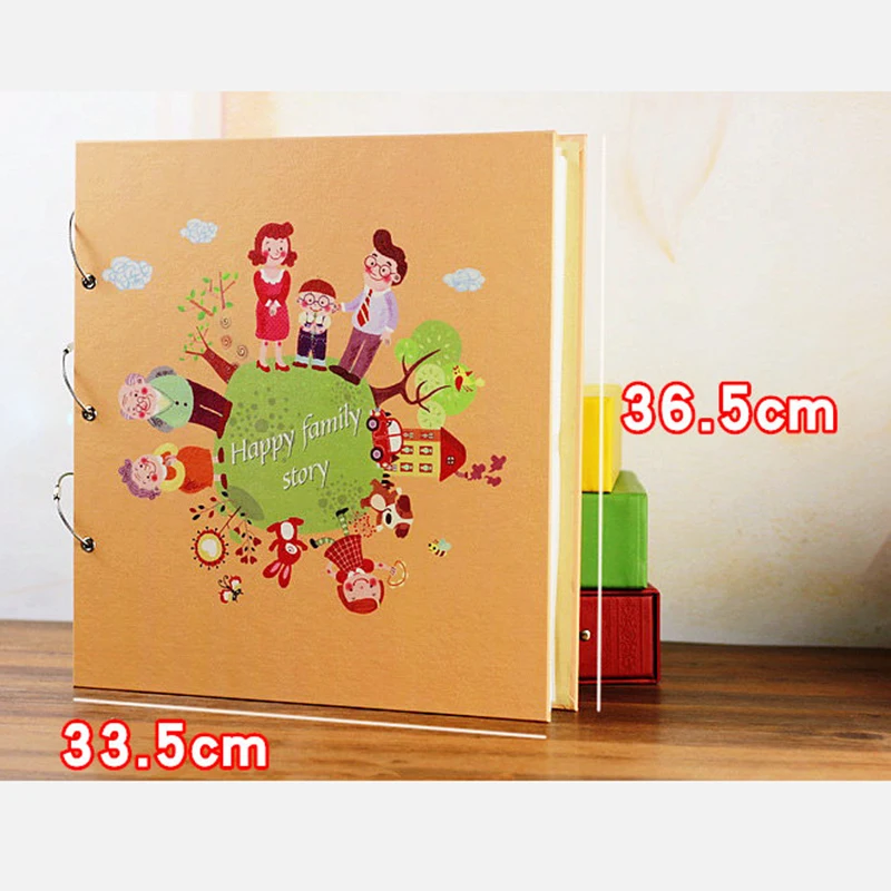 

6 "1000 PU Leather Inset Album This album is a commemorative album for the growth of large capacity babies and children