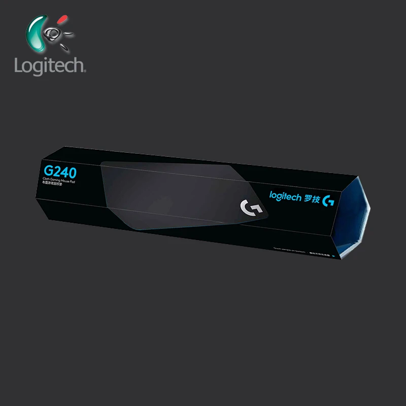 Almofada de Borracha do Rato da Textura da Tela da Baixa Definição de Dpi com Superfície Almofada do Rato do Jogo de Pano de Logitech G240 para o Jogo Moderada