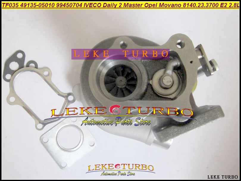 TURBO TF035 49135-05010 53149886445 53149706445 Turbocharger For IVECO Commercial Daily Master For Opel Movano 8140.23.3700 2.8L