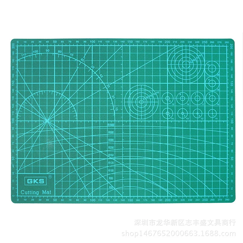 

1PC PVC Cutting Mat A4 Durable Self-healing Cut Pad Patchwork Tools Handmade Diy Accessory Cutting Plate Dark Green 30*22cm