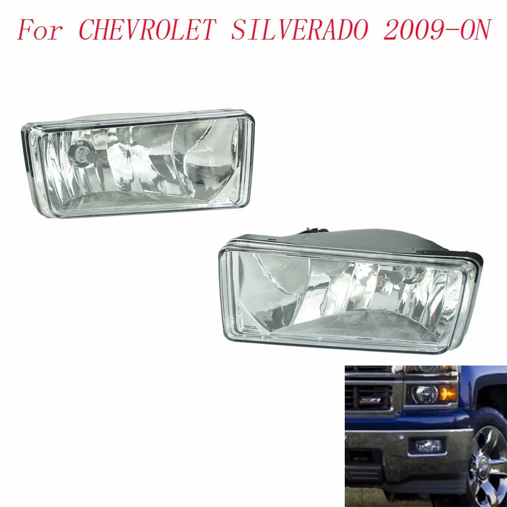 

CNSPEED Fog light for CHEVROLET SILVERADO 2009-ON fog lamps Clear Lens Bumper Fog Lights Driving Lamps/Daytime Running light