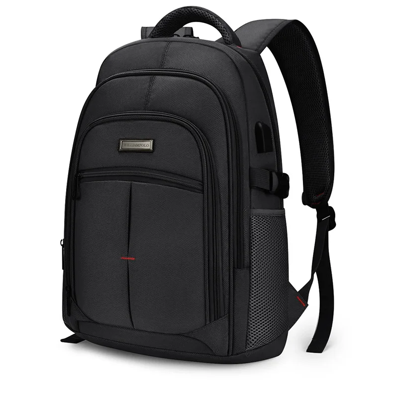 WILLIAMPOLO Laptop Backpack Travel Computer Bag Men Women Anti Theft Waterproof Business School Bookbag with USB Charging Port | Багаж и