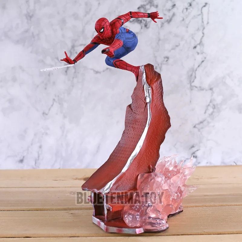 

Spider-Man Homecoming Spiderman 1/10 Scale Statue PVC Marvel Spider Man Figure Collectible Model Toy
