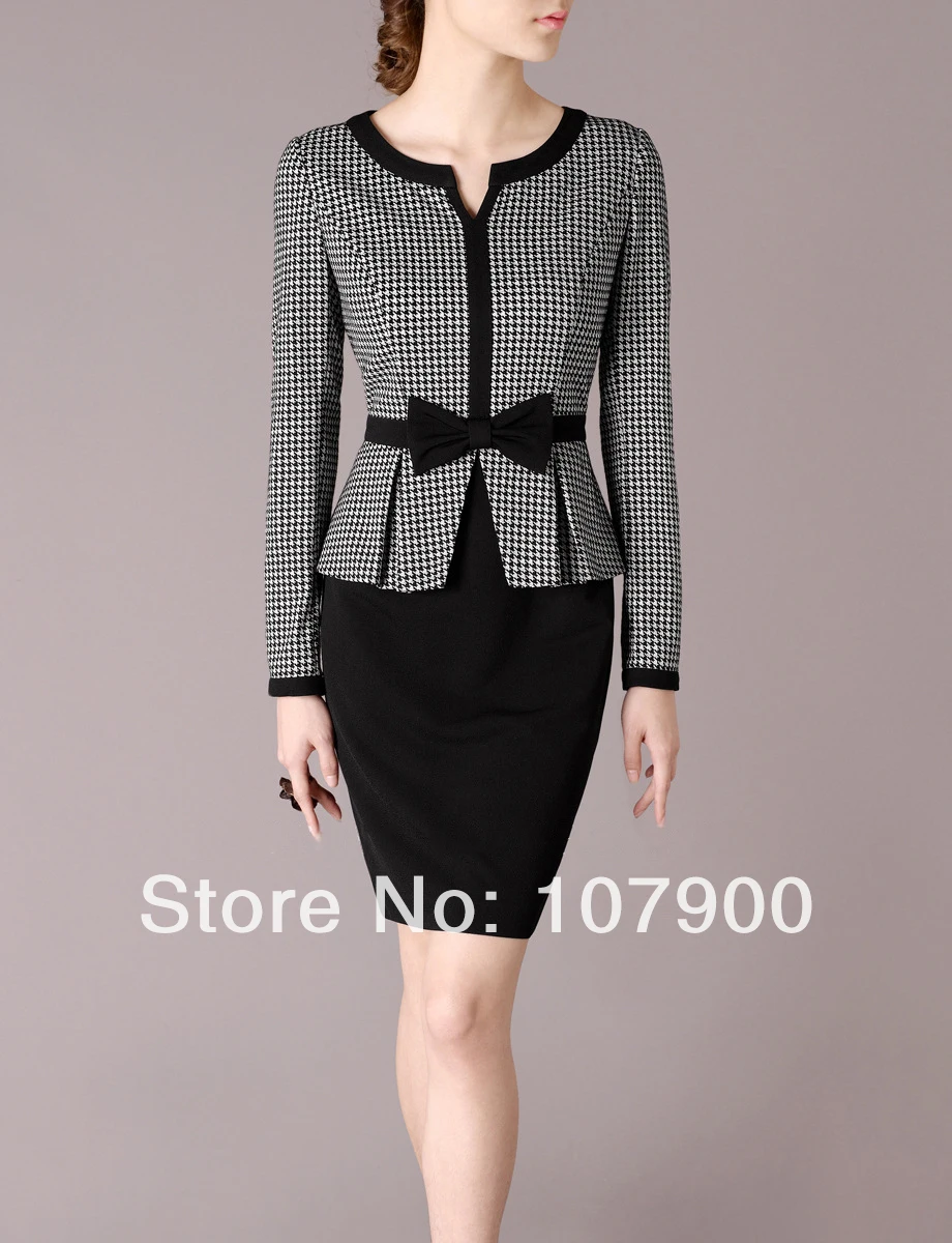 Buy 2016 New Long Sleeve Elegant Dress Fashion Women