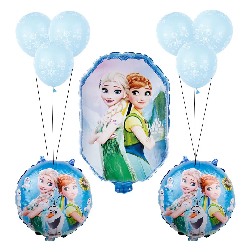 1 комплект Детские шары из фольги для девочек Disney Frozen принцесса Эльза Анна шар