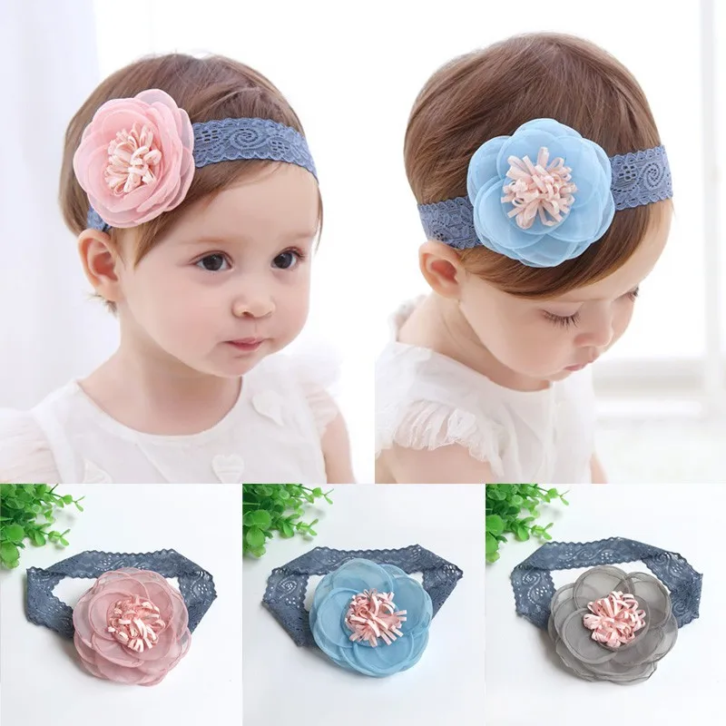 Big Flowers Baby Hairband Infant Headdress Girl Headband Children Hair