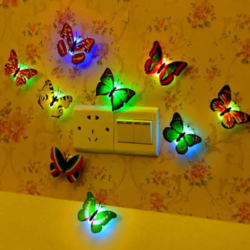 

Dozzlor Butterfly LED String Lights Cartoon Garden Wedding Lights For Birthday Party DIY New Year Christmas Decorations