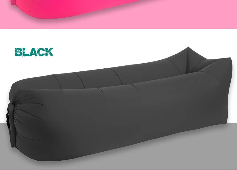 Bolsa de Dormir Bolsa de Preguiçoso Espreguiçadeira ao ar Sofá de ar Livre Camping Piquenique à Prova d' Água Praia Inflável Cama Beanbolsa Lounge Cadeira Almofada Laybolsa 12 praia inflável ar sofá cama beanbag almofada lounge cadeira laybag