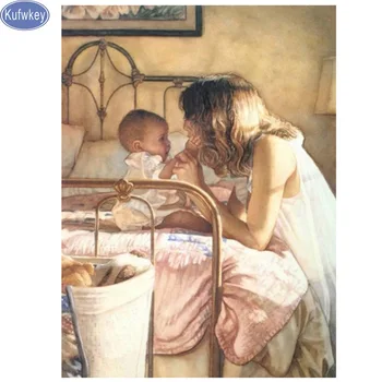 

Diy Diamond Painting baby mother's Love Full Rhinestones Cross Stitch 5D Mosaic Diamond Embroidery wall Decoration