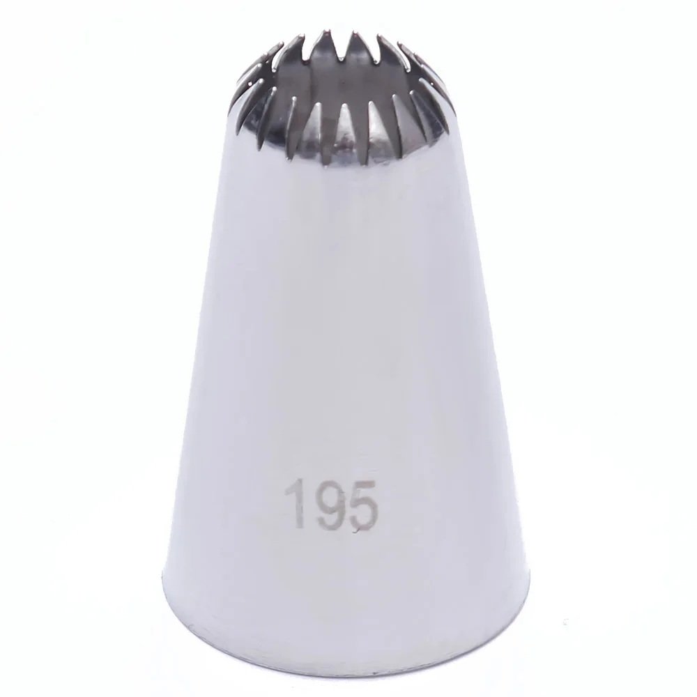 

1pcs Cake Head Metal Icing Piping Nozzles Stainless Steel Cake Cream Decoration Tips Cookies Pastry Tools