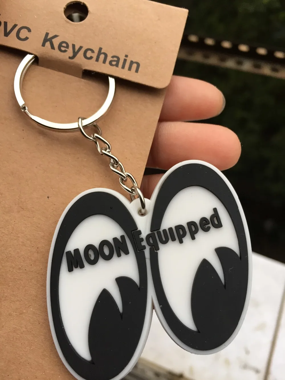 

mooneyes eyes handmade Moon Equipped pvc plastic keychains key chain key-rings gifts for men keychain for bags husband boys