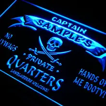 Pw-tm для персонализированного названия личных кварталов пиратский человек пещера неоновая вывеска с переключателем вкл/выкл 7 цветов 4 размера
