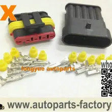 Longyue 5 способ булавки 2 комплект modo impermeabile filo elettrico connecttore