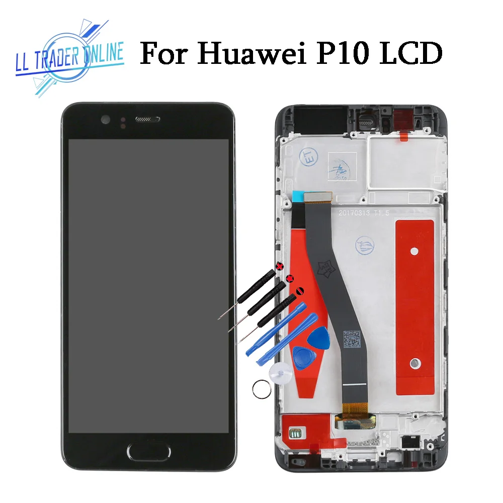 LL TRADER качество AAA 5,1 ''экран Замена для huawei P10 ЖК-дисплей сенсорный P10 ЖК-VTR-AL00 дигитайзер сборка+ рамка+ Инструменты