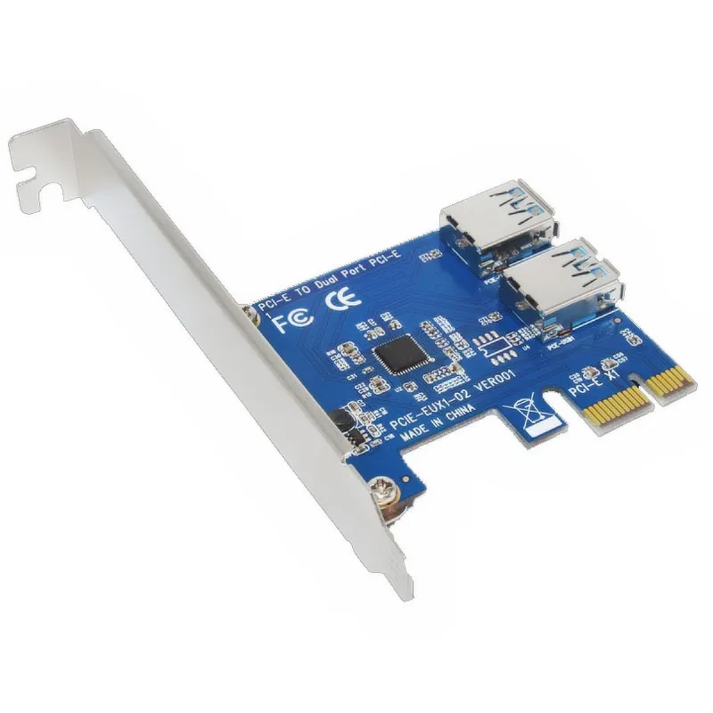 PCIE PCI плата расширения на 2 порта USB 3 0 концентратор контроллера адаптер