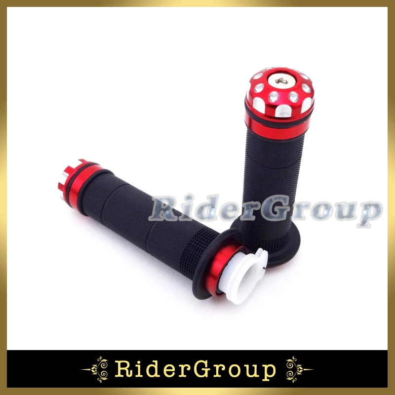 Twist Throttle Aluminum Handle Hand Grips For ATV Quad Pit Dirt Trail