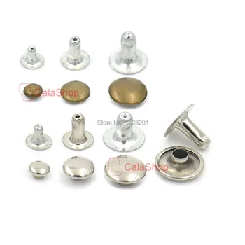 

1200 Pcs / Lot 6mm 0.24'' Round Rivets Single Sided Cap Stud Snap Button Fastener Rapid Rivet Leather Wholesale