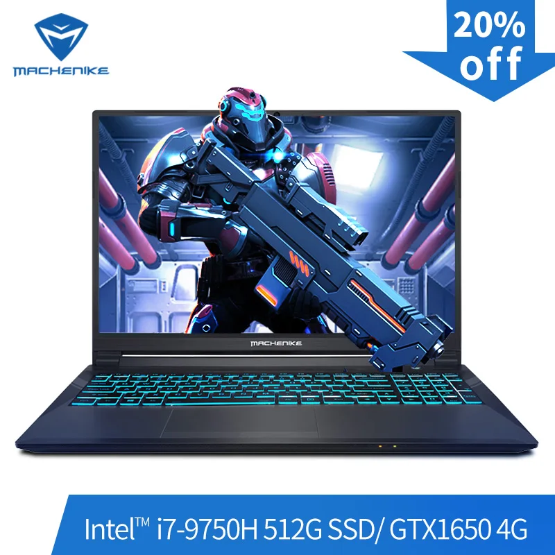 Игровой ноутбук Machenike T58-VB (Intel Core i7-9750H + GTX 1650/8 GB ram/512G SSD/15,6 '') machinike-brande notebook