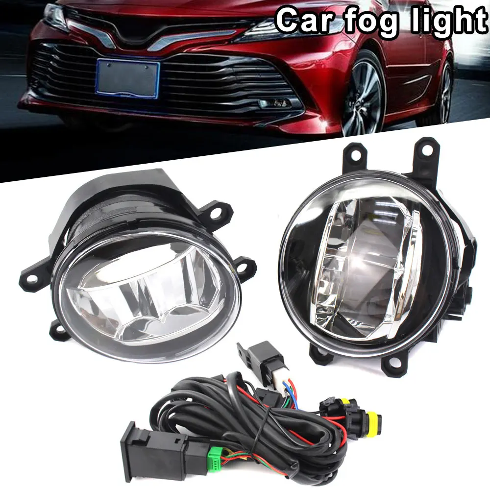 

1Pair Fog Light Lamp 81220 81210-48050 For Toyota Lexus Land Cruiser Prius DXY88