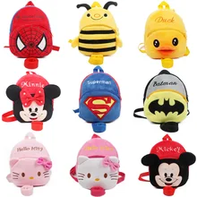 anti lost 1 2 5 years baby cartoon plush backpack New baby satchel child backpack decompression