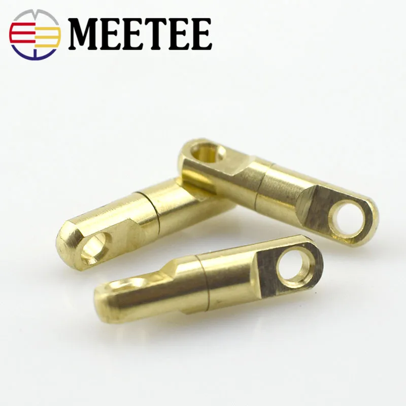

5pcs Solid brass round 360 degree rotation copper link buckle clothes belt luggage hardware handmade leather accessories ZL2031