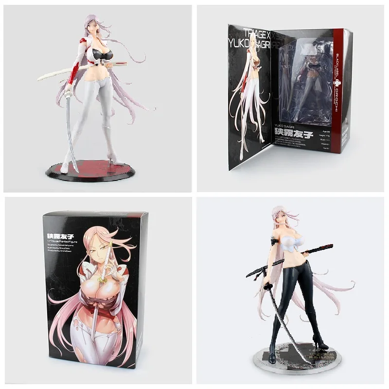 26 см аниме Triage X Yuka Sagiri масштаб 1/7 тьма/Белый Ver. ПВХ экшн фигурка Коллекционная