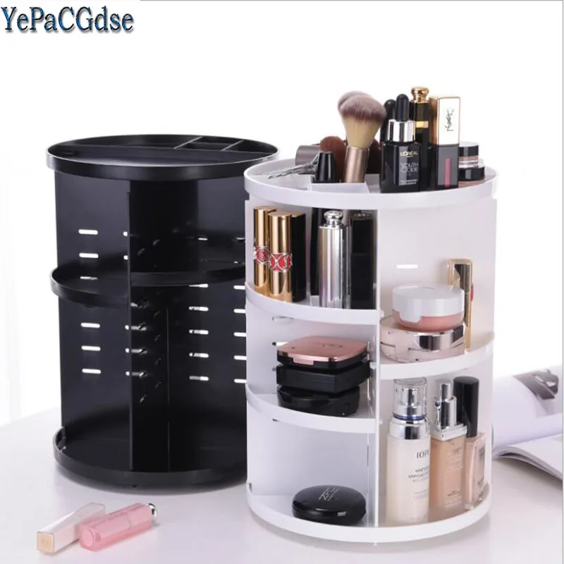 Fashion 360 Degree Rotating Makeup Organize Dressing Table