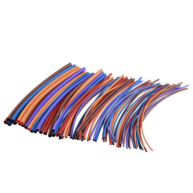 

80 Pcs Polyolefins 16 M Heat Sleeve Tube Heat Shrink Tubing Cable Wire Wrap